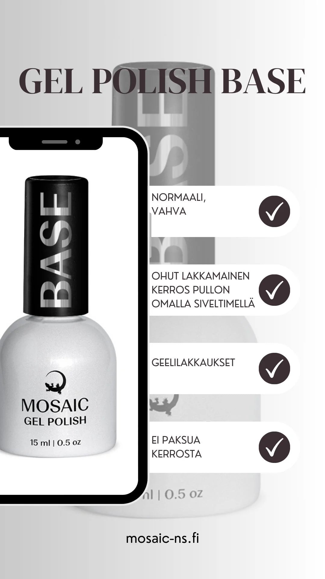 Gel polish Base gel