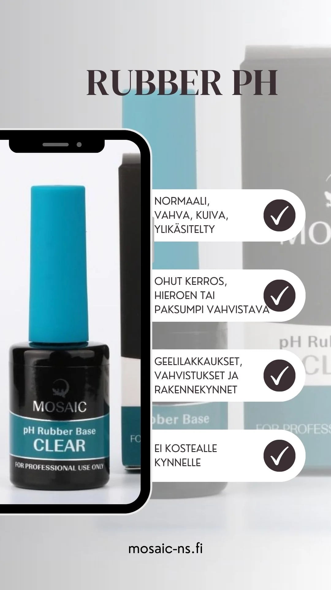pH Rubber Base Clear