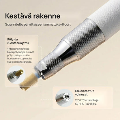 ONAIL Pro Max käsikappaleen kärki läheltä, pöly- ja ruostesuojattu rakenne