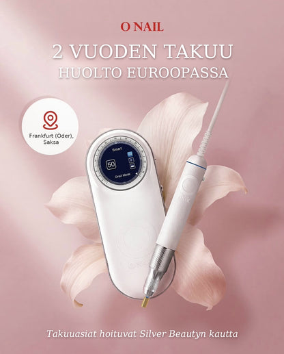 ONAIL Pro Max sähköviila, 2 vuoden takuu, takuuasiat Silver Beautyn kautta