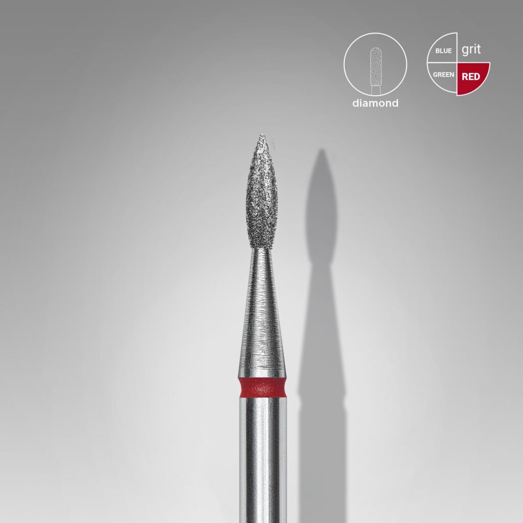 Staleks Diamond sharp flame - red