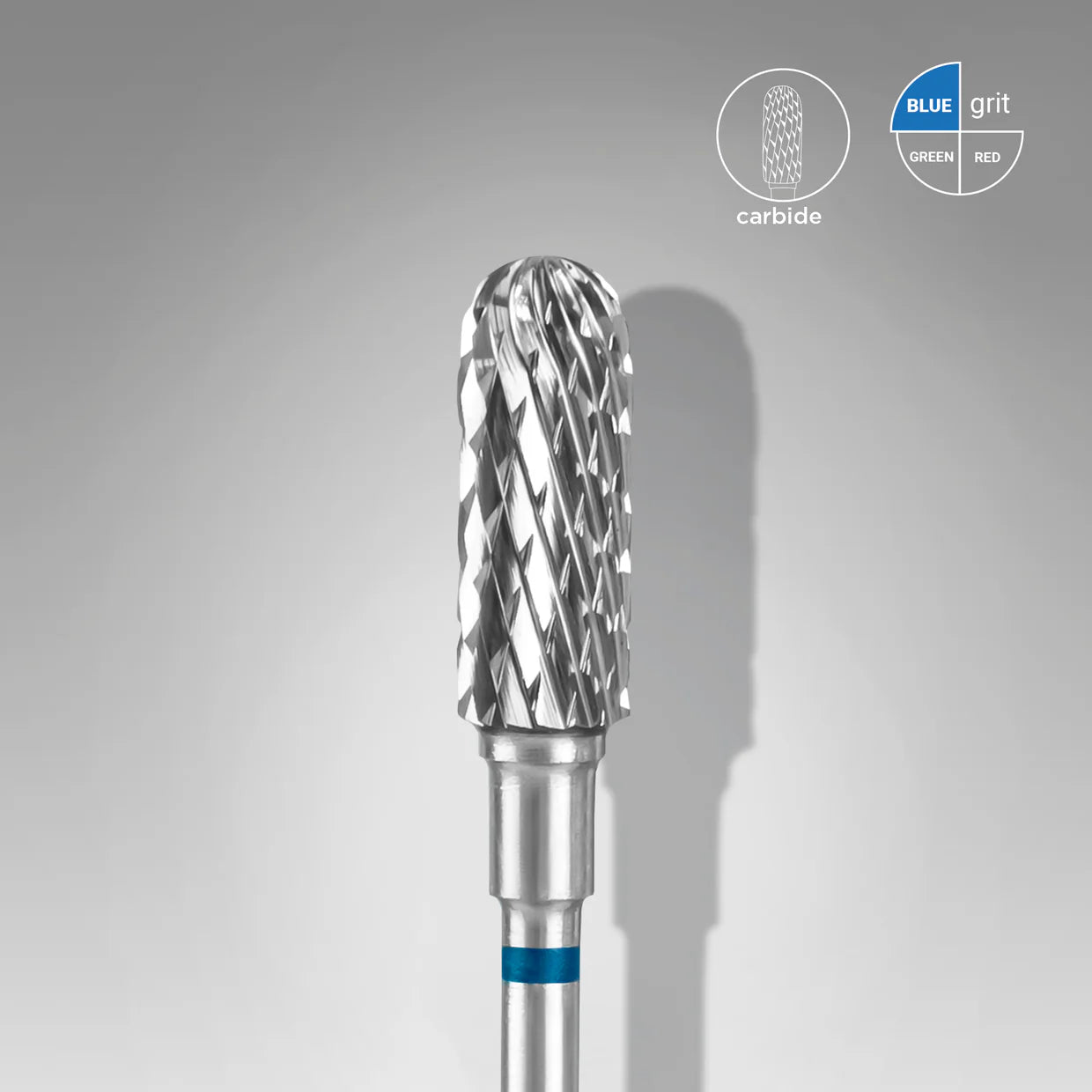 Staleks Carbide rounded cylinder - blue