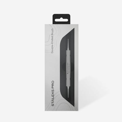 STALEKS PRO Exclusive 01/11 kaksipäinen 7 mm ja 12 mm koristelusivellin valmistajan alkuperäisessä pakkauksessa