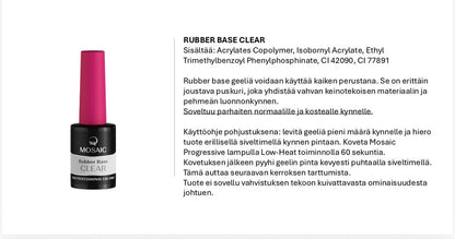 Rubber Base Clear