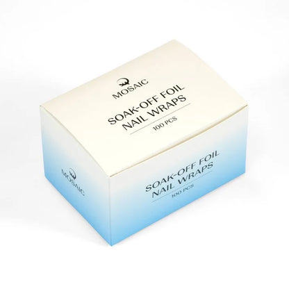 Soak Off Foil Wrap foliolaput 100kpl geelilakan poistoon kertakäyttöinen